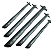 Earthing Pipe - Silver Round Grounding Rod | 1-Year Warranty, Industrial Use, Essential for Lightning Protection and Electrical Safety Systems