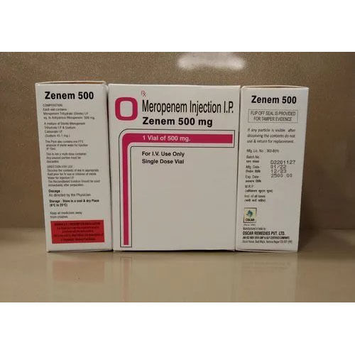 Meropenem 500 Mg Injection