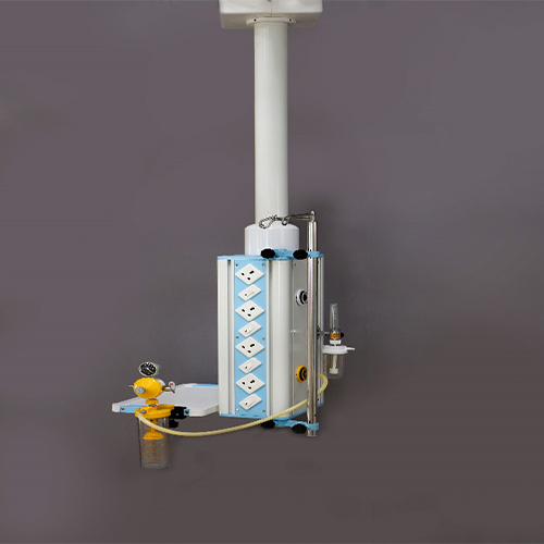 ICU Rigid Pendant - High Strength Aluminium Extrusion, 300mm x 200mm Console, 500mm to 1000mm Arm Lengths, White, High Efficiency for Hospital and Clinical Use