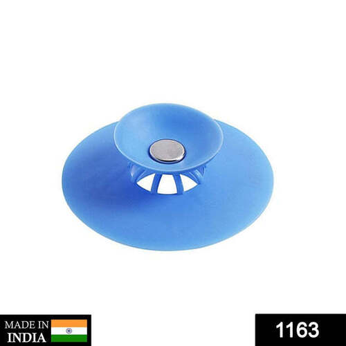 Creative 2-In-1 Silicone Sewer Sink Sealer Cover Drainer (Multicolour) - Application: As Per Product Requirement