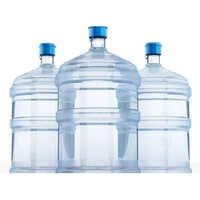 Plastic Water Storage Jar - 20 Ltr Round, Blue | Plain Design For Home And Commercial Use