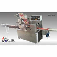 Biscuit Packaging Machine - Metal Build, 220-240 Volt Electric Drive | Fully Automatic, Hmi Control System, Highly Efficient For Industrial Use