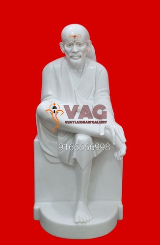 Marble sai baba statue moorti