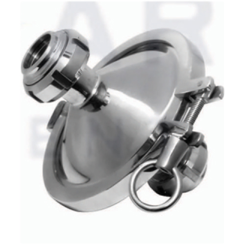 Conical Filter - Stainless Steel Cone Design, Silver Finish | 1-Year Warranty, Effective Micron-Sized Debris Filtration