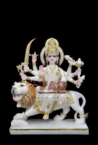 Marble Durga Statue