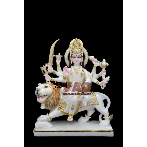 White Durga statue makrana