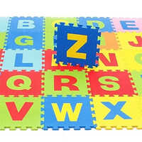 Multicolor 1 X 1 Ft 26 Pcs Alphabet Eva Mat