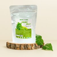 Celery Jelly - 10 Bags X 20g, Sweet Green Nutritional Enhancer With Pineapple & Kiwi Extracts