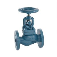 Cast Iron Globe Steam Stop Valve Straight Pattern Flanged