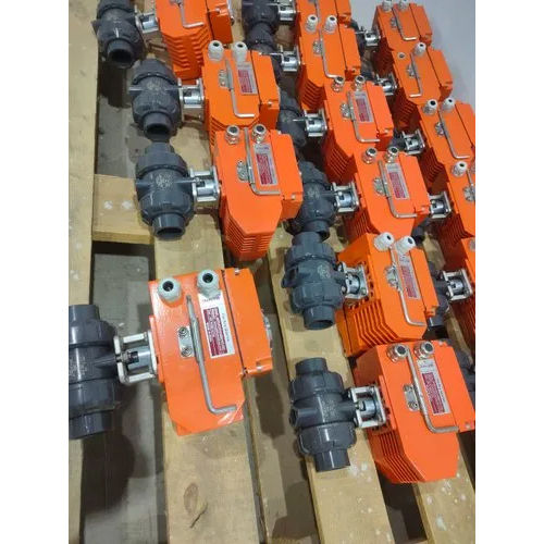 Electrical Actuators Upvc Ball Valve Application: Gas