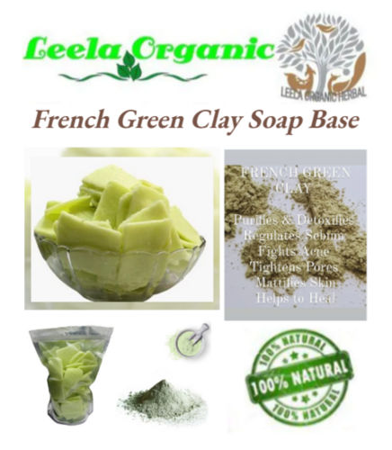 French Green Clay Soap Base