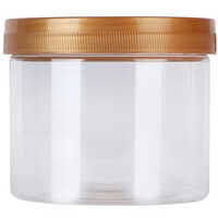 IPFG00429 500 ML PERFECT JAR 96-34 WITH PLAIN CAP-GOLDEN