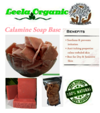 Calamine Soap Base - Natural Glycerin Blend, Ideal For Sensitive Skin And Crafting Soap Products