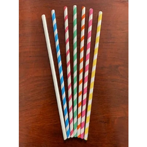 Multicolor Customised Paper Straws