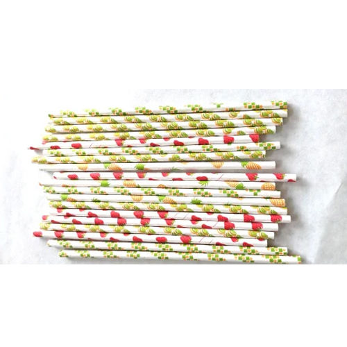 Multicolor 6Mm Paper Drinking Straw