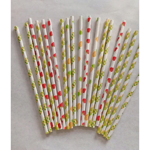 6mm Muly Colour Paper Straws