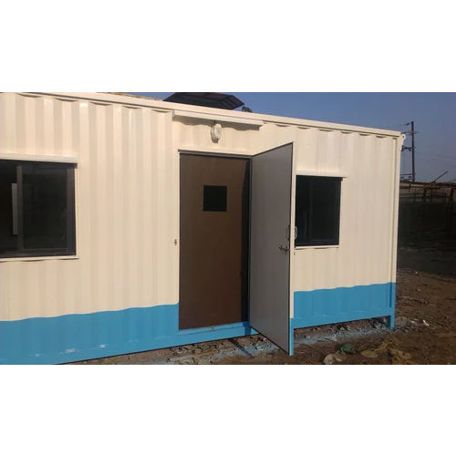 White Modular Steel Portable Site Office Cabin