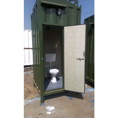 Color Coated Portable Toilet Cabin