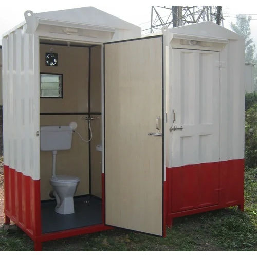 Color Coated Steel Mobile Toilet