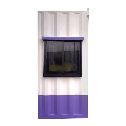 Color Coated Portable Site Security Cabin