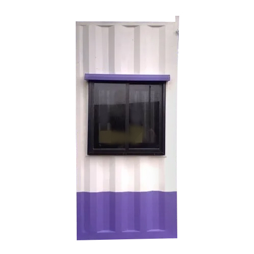 Portable Site Security Cabin - Color: White