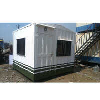 Industrial Steel Portable Cabin - Color: White