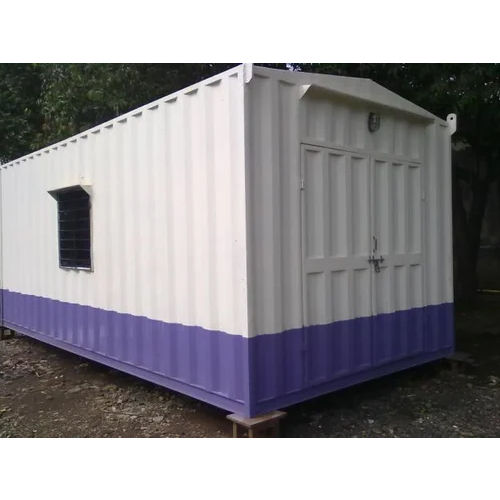 White Portable And Prefabricated Office Cabin