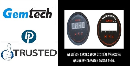 GEMTECH - Series 3000 Digital Pressure Gauge Range 0 to 10.00 Mbar