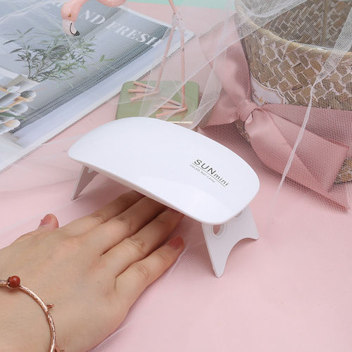 Portable Mini Uv Lamp Nail Lamp Uv Led Nail Lamp Nail Dryer - Color: White