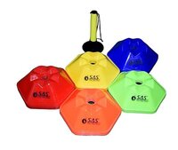 SAS SPORTS Hexa saucer Cone Set Of 25