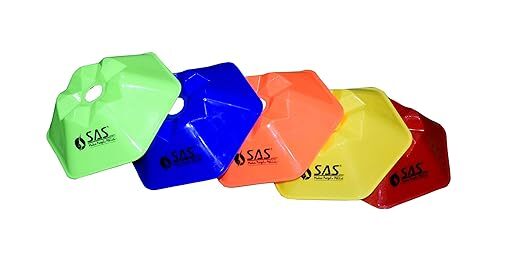 SAS SPORTS Hexa saucer Cone Set Of 25