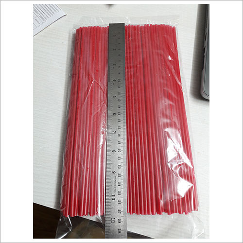 Red Plastic Straws