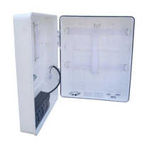 Channel Pvc Basic Dvr Poe Box - Pvc Material, 10x2x10 Mm Dimensions, White Color | Indoor/outdoor Use, Built-in 3 Socket Power Strip, Weather Proof