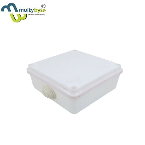 White 4X4 Mm Waterproof Junction Box