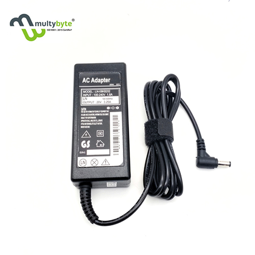 65W 20V-3.25Amp Laptop Adaptor