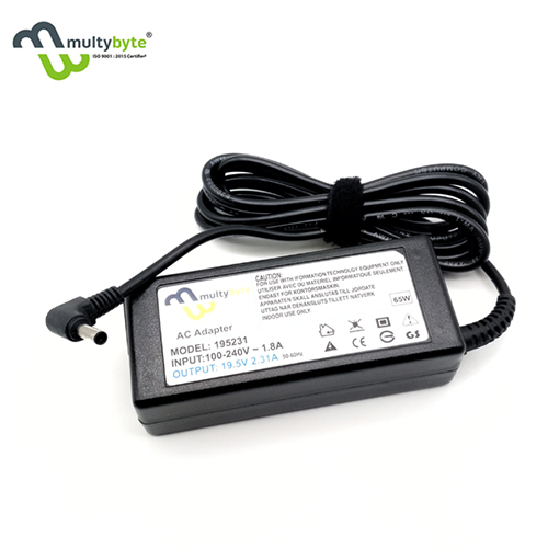 19.5V - 2.31Amp (Dell) 65W Laptop Adaptor