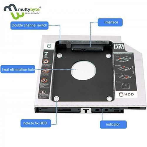 Dvd Rw Laptop 12.7 Caddy Computer Casing