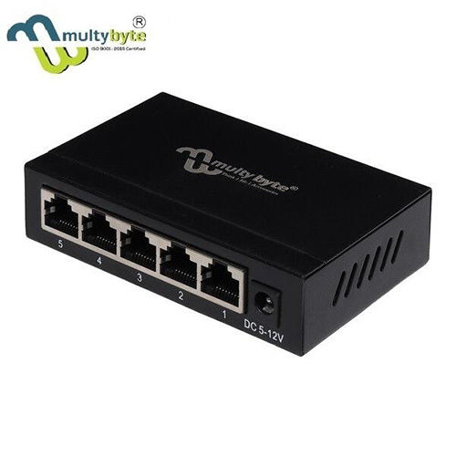 5 Port 10-1000 Mbps Giga Fast Ethernet Switch Dimension (L*W*H): As Per Available Millimeter (Mm)