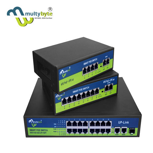 120W Ai Poe 8 2 Over Ethernet Switch Dimension (L*W*H): 13X9X2.5 Millimeter (Mm)