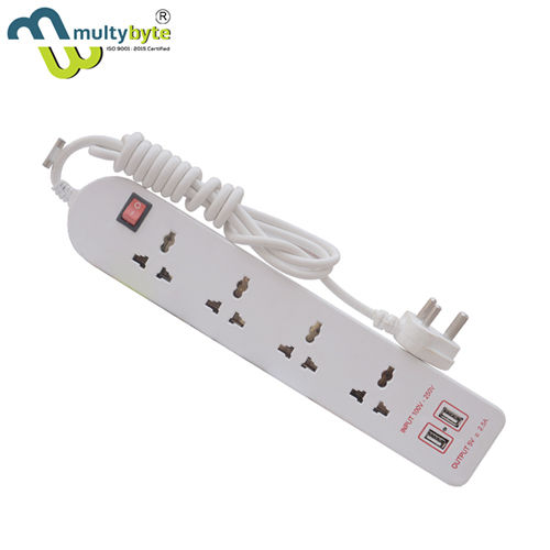 4 Plus 1 Way 4M With 2 Port Usb Spike Extension Boards