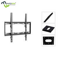 42 Inch To 56 Inch Led Wallmount Bracket - Heavy Duty Iron, 21mm Length X 5mm Width X 1 Inch Height, Black | Supports Major Tv Brands, Industrial Use