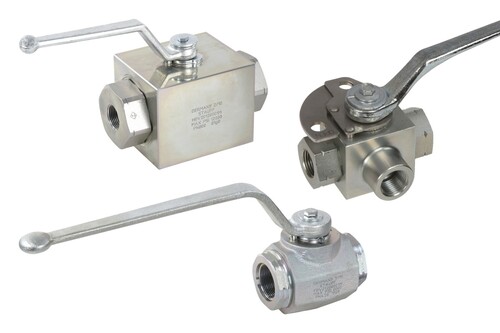 Industrial SS High Pressure Ball Valve Supplier India