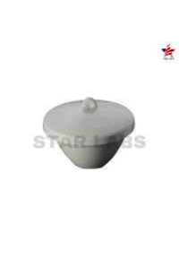 Silica Crucible With Lid 25 Ml