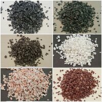 Blood Red colored crushed marble chips for terrazzo flooring and landscaping stone chips