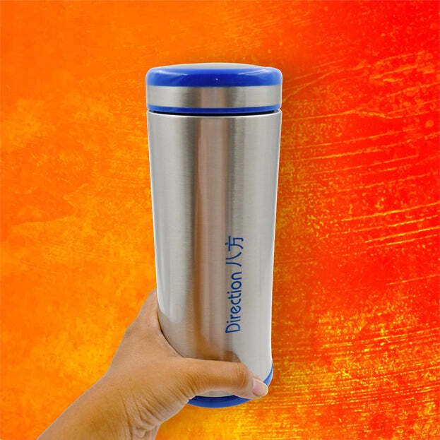 500ML STAINLESS STEEL WATER BOTTLE FRIDGE WATER BOTTLE STAINLESS STEEL WATER BOTTLE LEAK PROOF RUST PROOF COLD HOT THERMOS STEEL BOTTLE (8370)