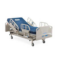 Electric Hospital Bed - Steel Frame, Electric Powered | New, Portable, White with Metal and Plastic Components