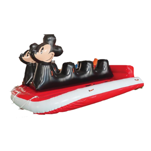 INFLATABLE MICKEY SLIDER BOAT