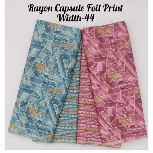 RAYON CAPSULE FOIL PRINT .