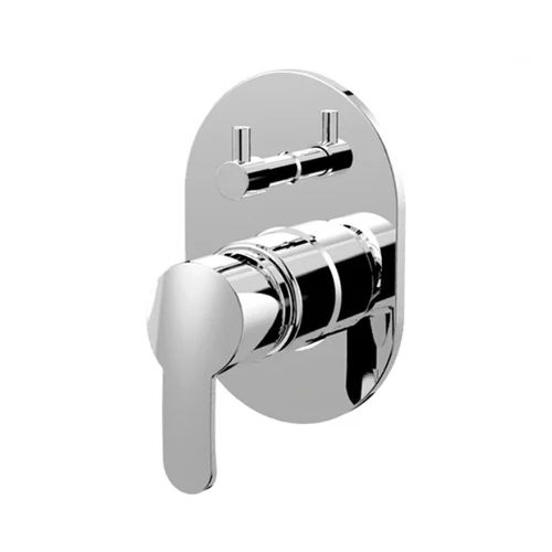 Silver Single Lever Diverter