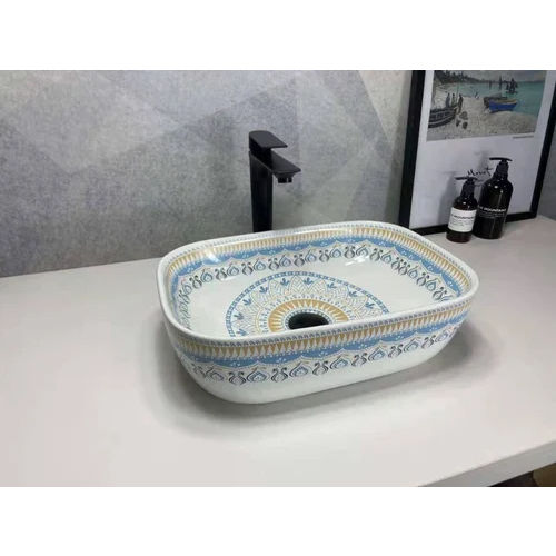 Any Color Printed Table Top Wash Basin